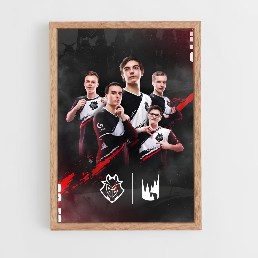 Poster Team Unity – affiche Esports (vue 4)